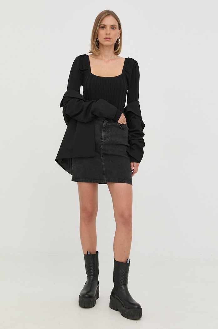 Karl Lagerfeld sweter 225W2003 225W2003 czarny AA00