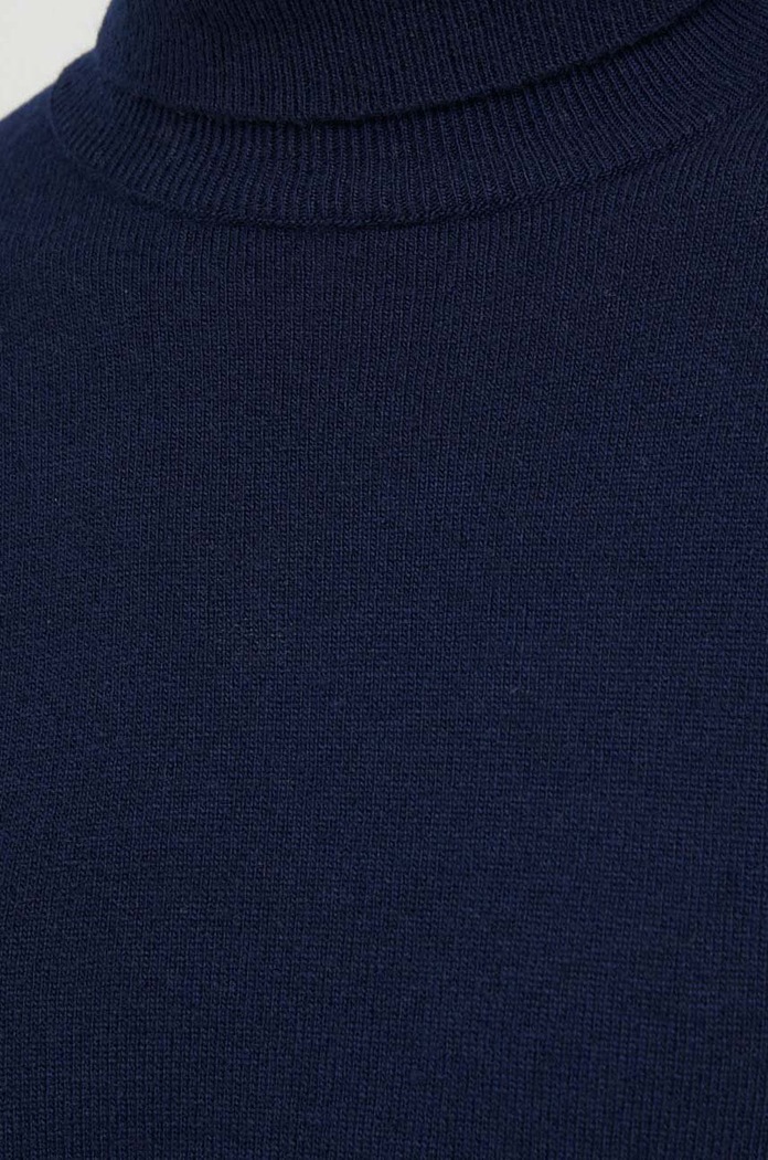 United Colors of Benetton sweter wełniany 1002D2348.016 granatowy