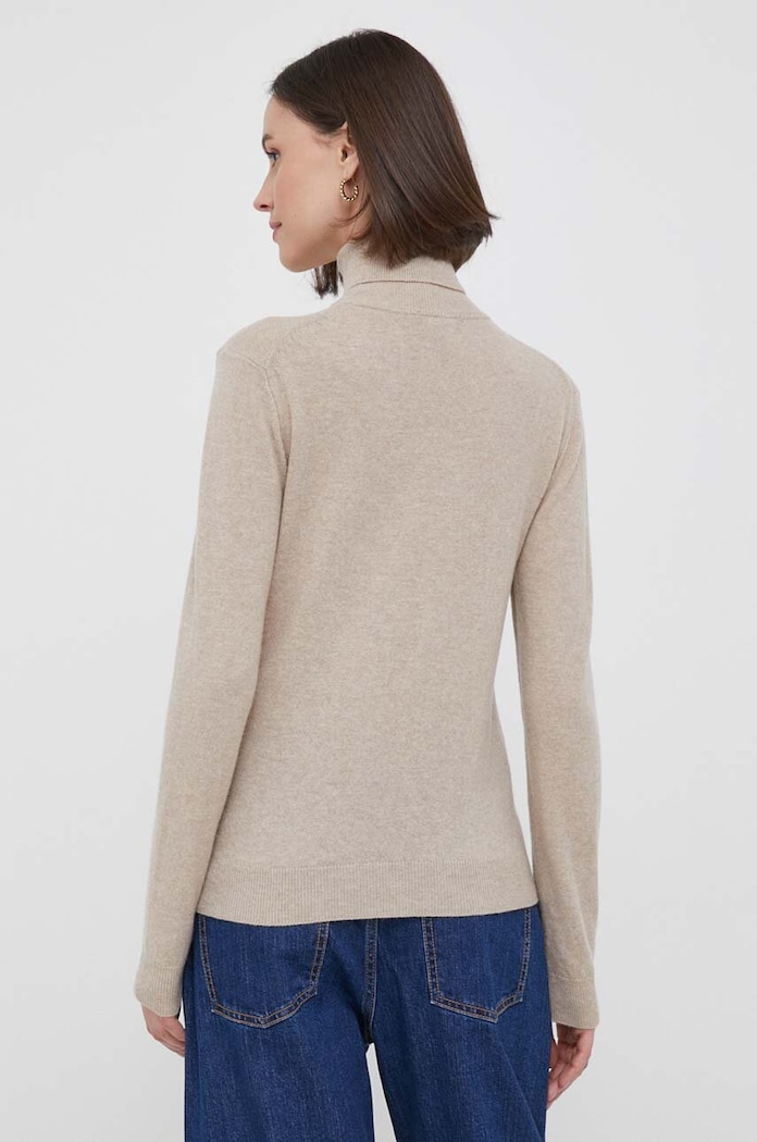 Odzież United Colors of Benetton sweter wełniany 1002D2348.562.. beżowy