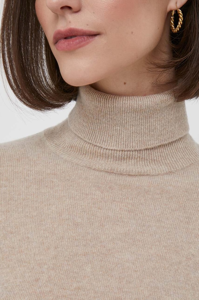 United Colors of Benetton sweter wełniany 1002D2348.562.. beżowy