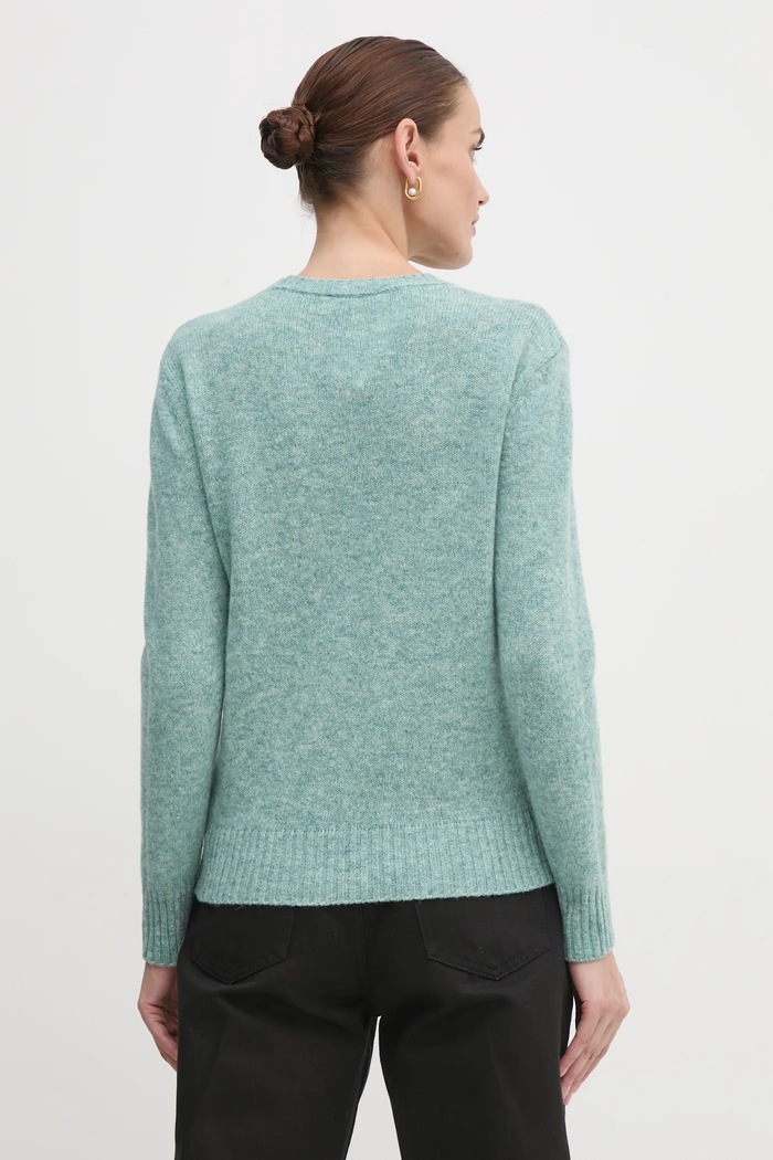 Oblečení Vlněný svetr United Colors of Benetton 103ME1N23 tyrkysová