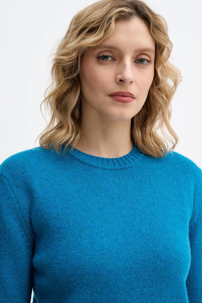 Vlněný svetr United Colors of Benetton modrá 103ME1N23