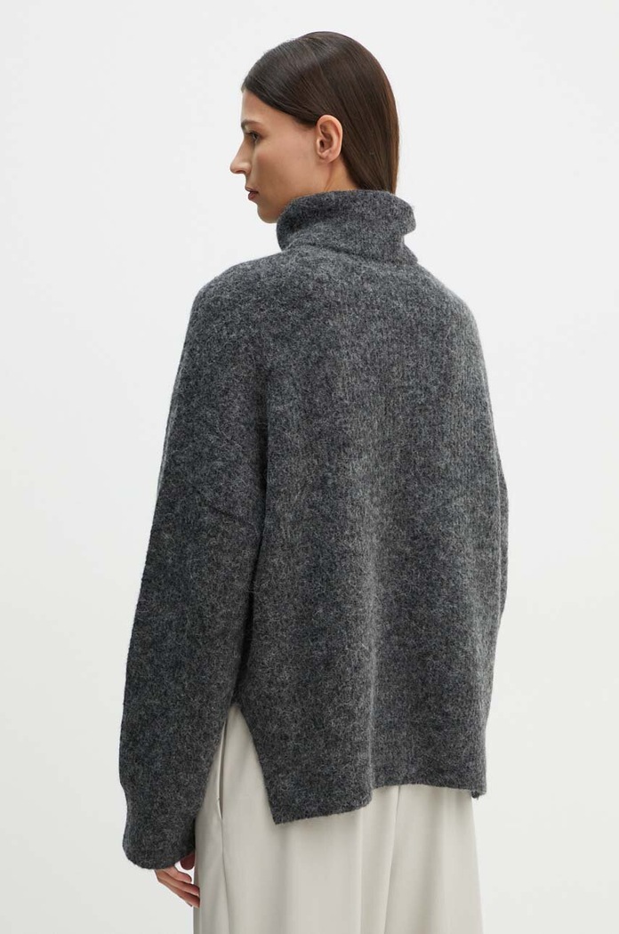 Odzież Gestuz sweter damski z wełną 10909333 szary