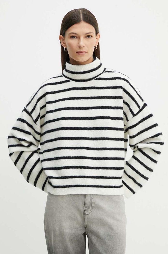 Gestuz sweter wełna beżowy 10909345