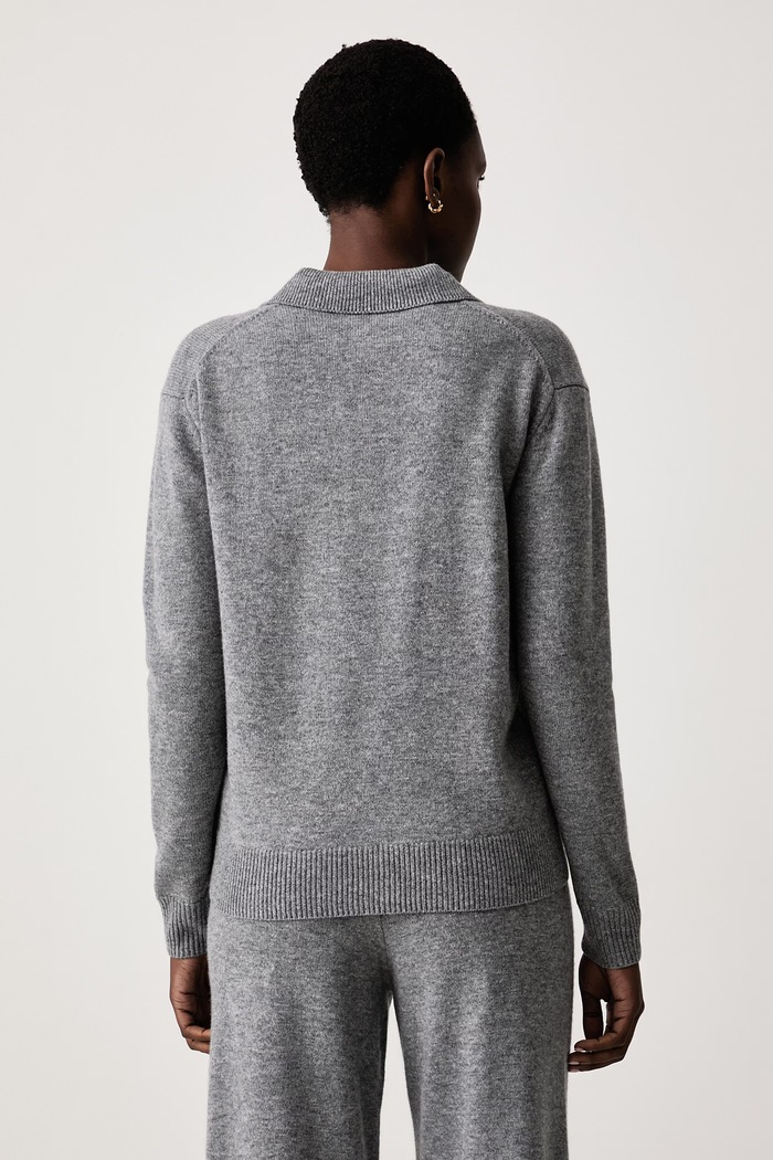 Odzież MC2 Saint Barth Sweter damski wełniany EZE0003 szary