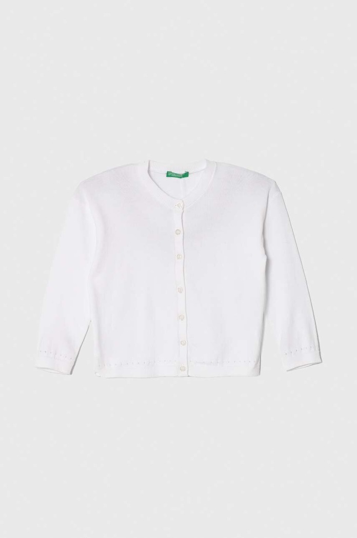 United Colors of Benetton cardigan copii uni alb 1194G5007.P.NOS