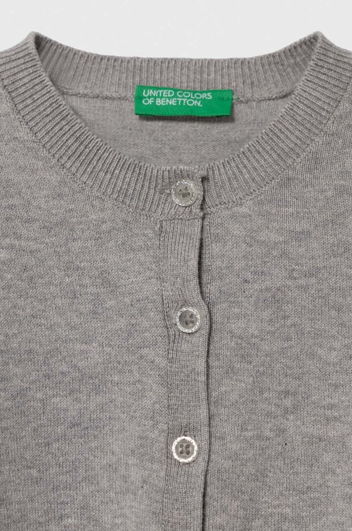 DÍVKA Dětský svetr United Colors of Benetton 1194G5007.P.NOS šedá