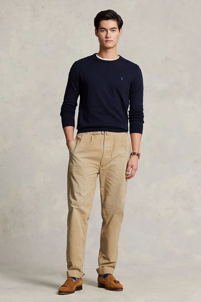 Odzież Polo Ralph Lauren - Sweter 710684957001 710684957001 granatowy
