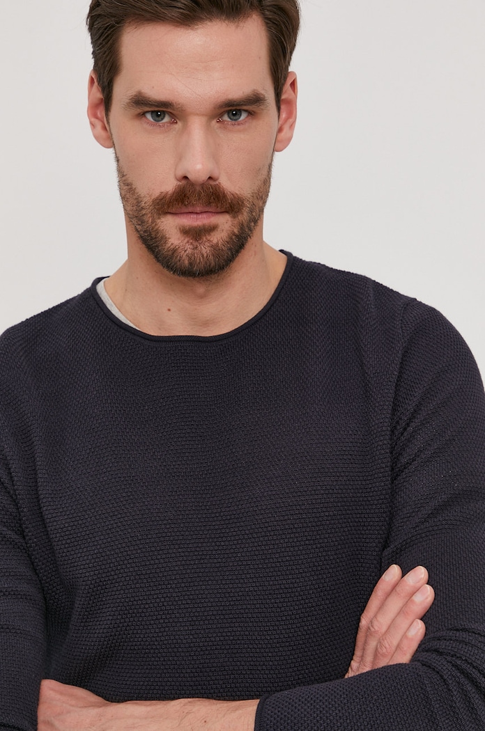 Selected Homme - Sweter 16062814 granatowy