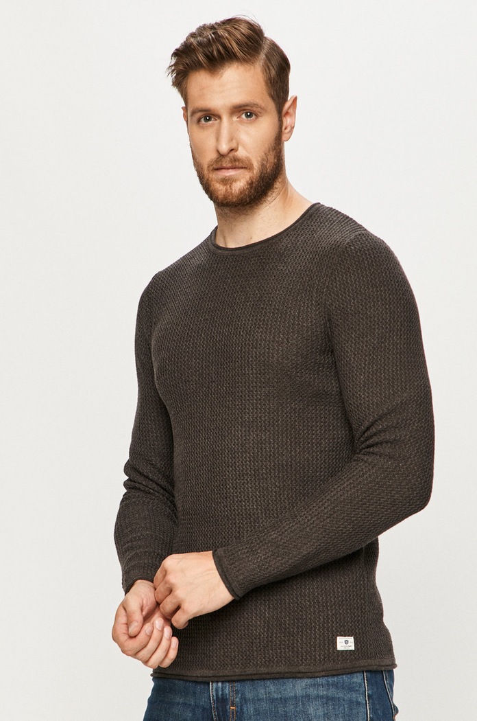 Premium by Jack&Jones - Pulover subtiri gri 12179861