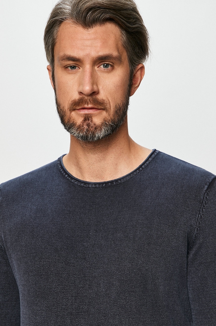 Jack & Jones - Sweter granatowy 12174001