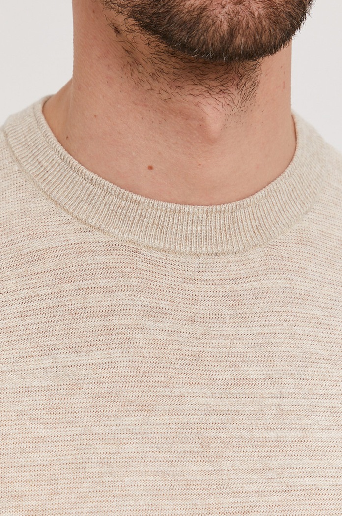 Selected Homme Sweter 16074710 beżowy