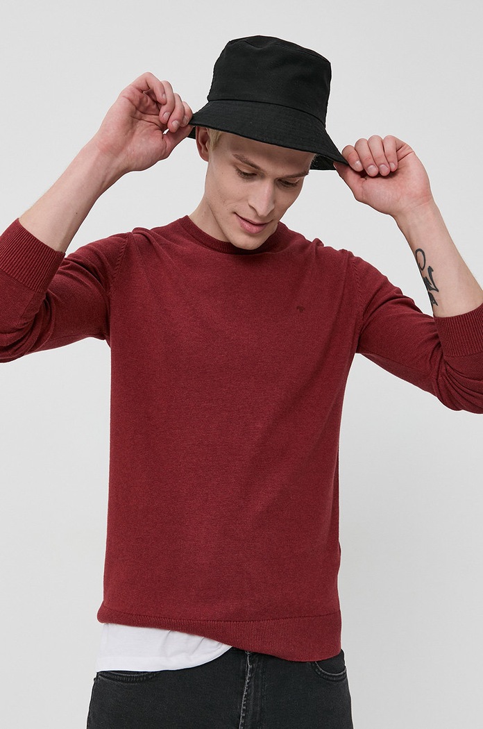 Tom Tailor Pulover grosime medie burgundia 1027299.19346