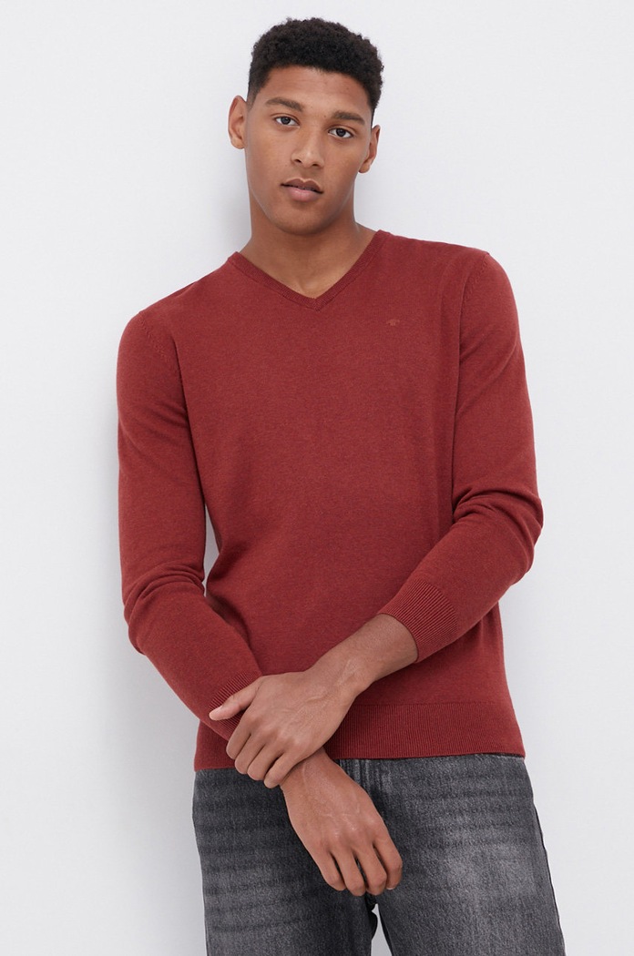 Tom Tailor Sweter pozostałe bordowy 1027300.19346