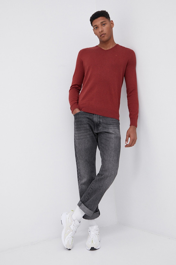 Tom Tailor Sweter 1027300.19346 bordowy AA00