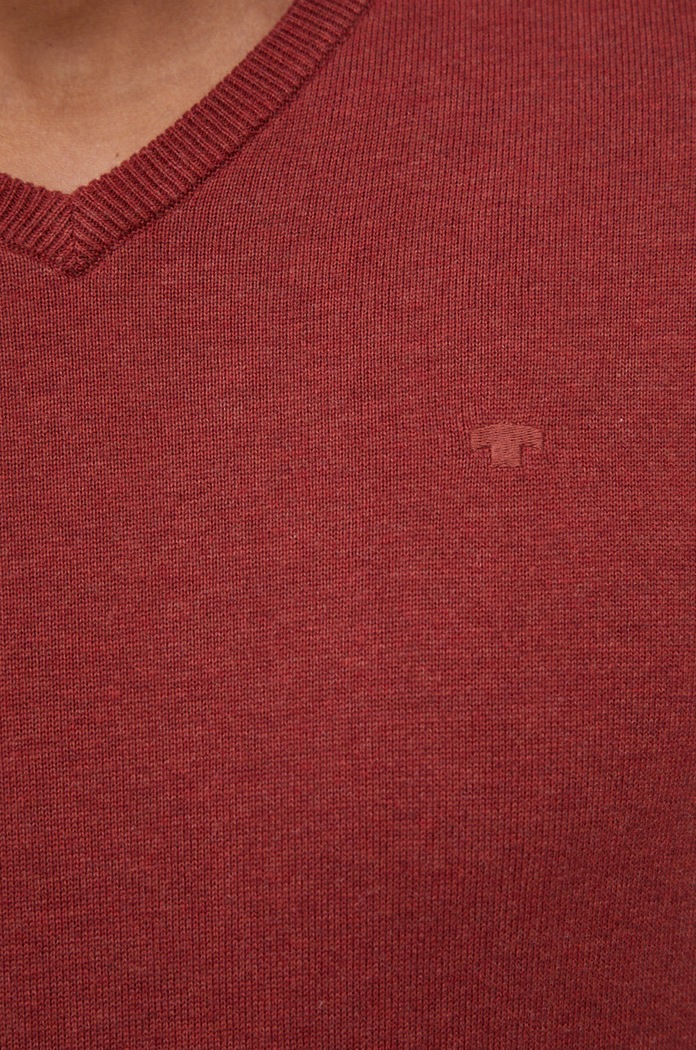 Tom Tailor Sweter 1027300.19346 bordowy