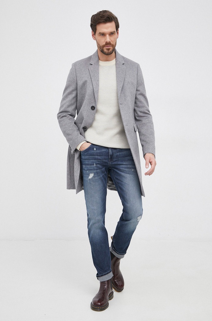 Sveter Selected Homme 16079961.Tradewinds béžová AA00