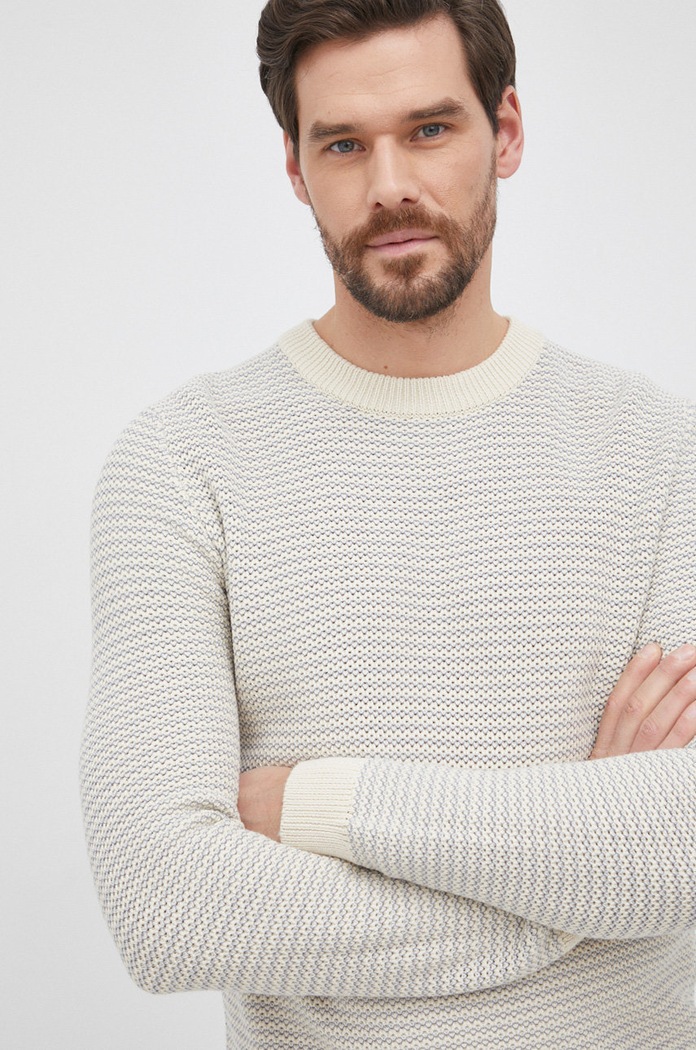 Sveter Selected Homme béžová 16079961.Tradewinds