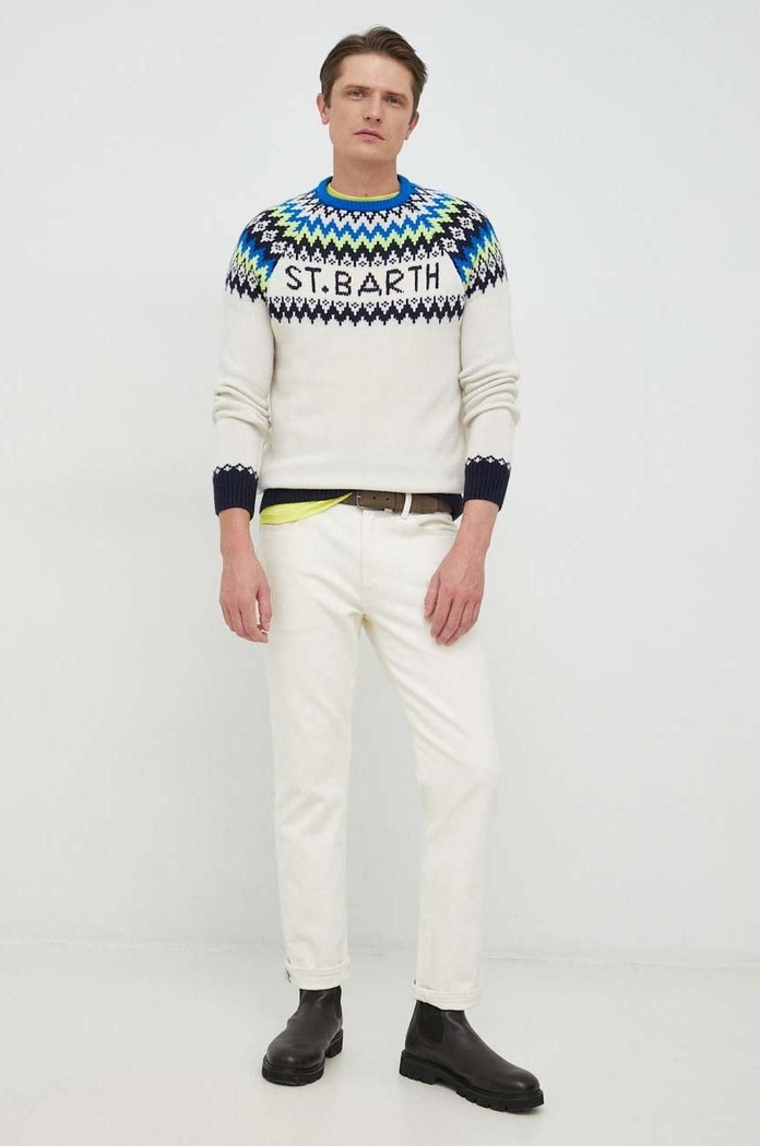 MC2 Saint Barth sweter z domieszką wełny HER0014 multicolor AA00