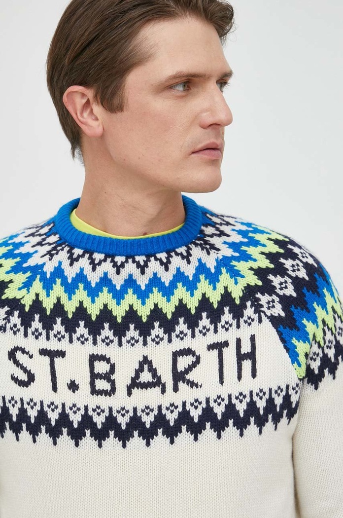 MC2 Saint Barth sweter z domieszką wełny HER0014 multicolor