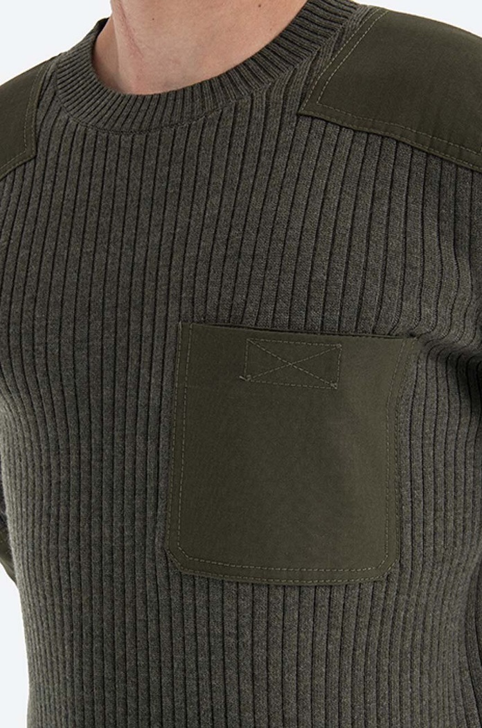 A.P.C. wool jumper green WVBAK.H23052