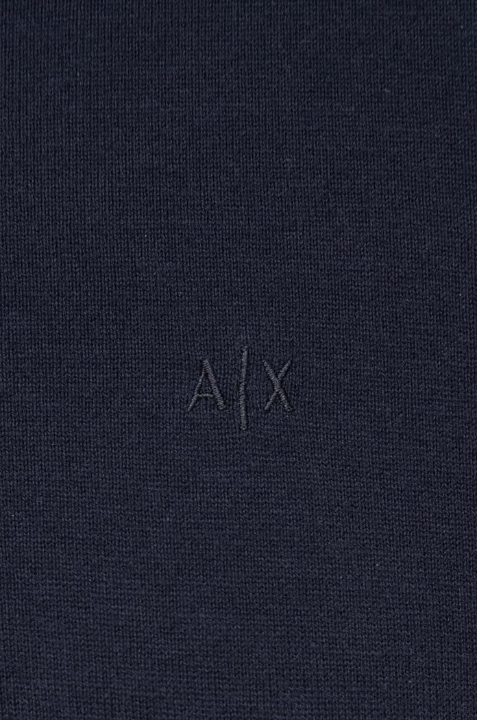 Svetr s příměsí kašmíru Armani Exchange 8NZM6A.ZM1HZ.NOS námořnická modř