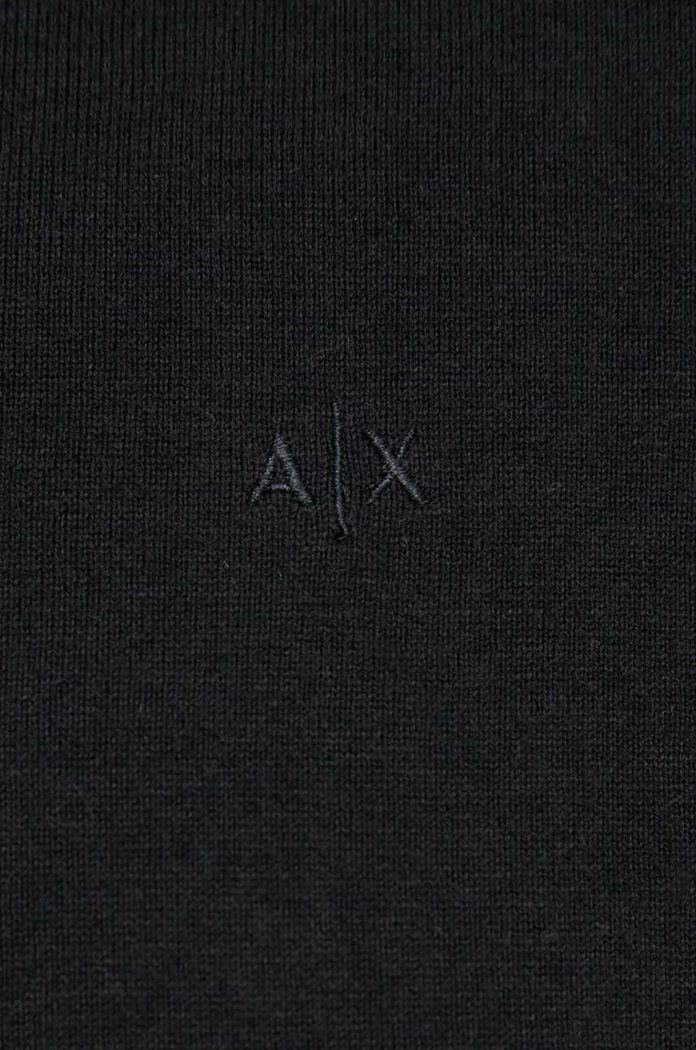 Armani Exchange sweter z domieszką kaszmiru 8NZM6A.ZM1HZ.NOS czarny