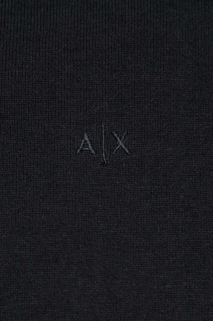 Armani Exchange sweter z domieszką kaszmiru 8NZM6A.ZM1HZ.NOS czarny