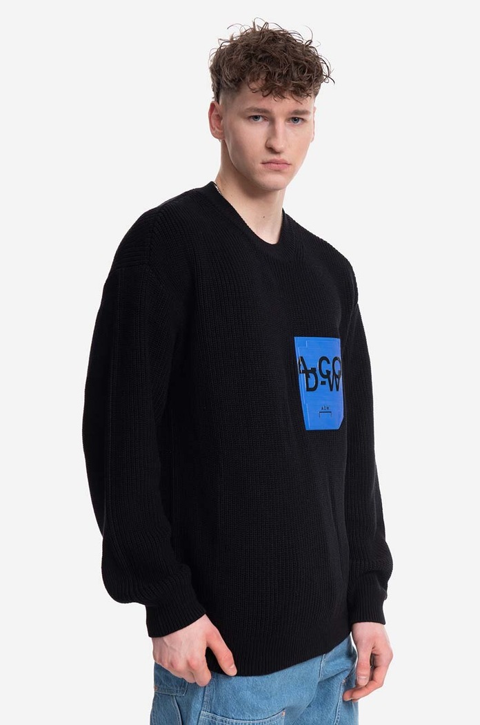 A-COLD-WALL* pulover Patch Pocket Knit ACWMK094 negru AA00