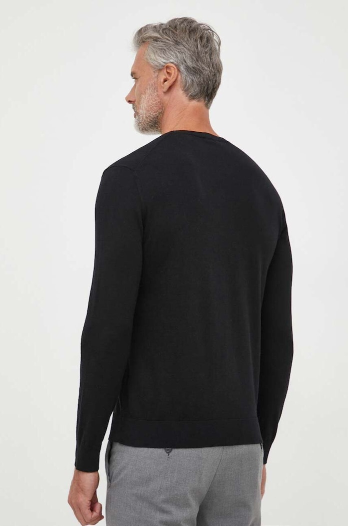 Odzież United Colors of Benetton sweter 10CVU1N60.100.. czarny