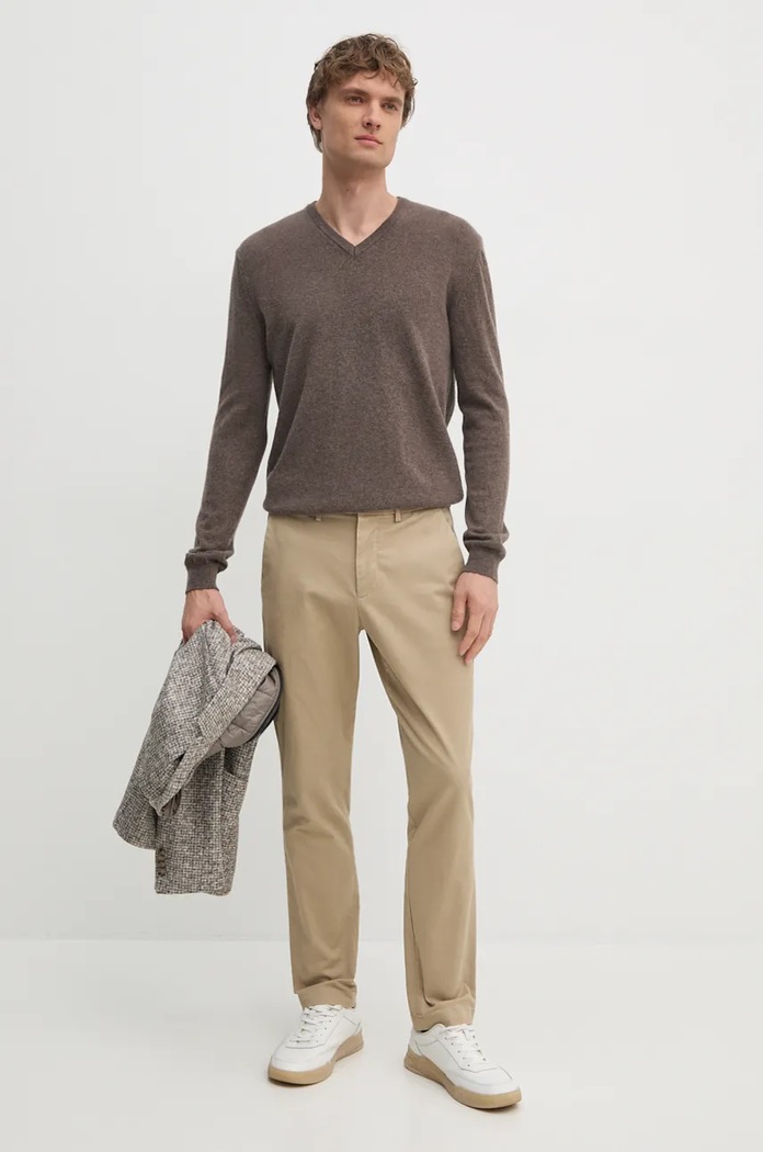 Vlněný svetr United Colors of Benetton 1002U4407.100.. hnědá AA00