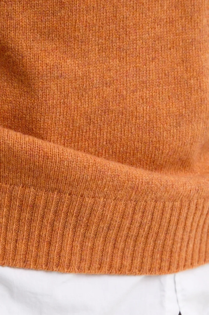 Вълнен пуловер United Colors of Benetton 103MK1N24 оранжев