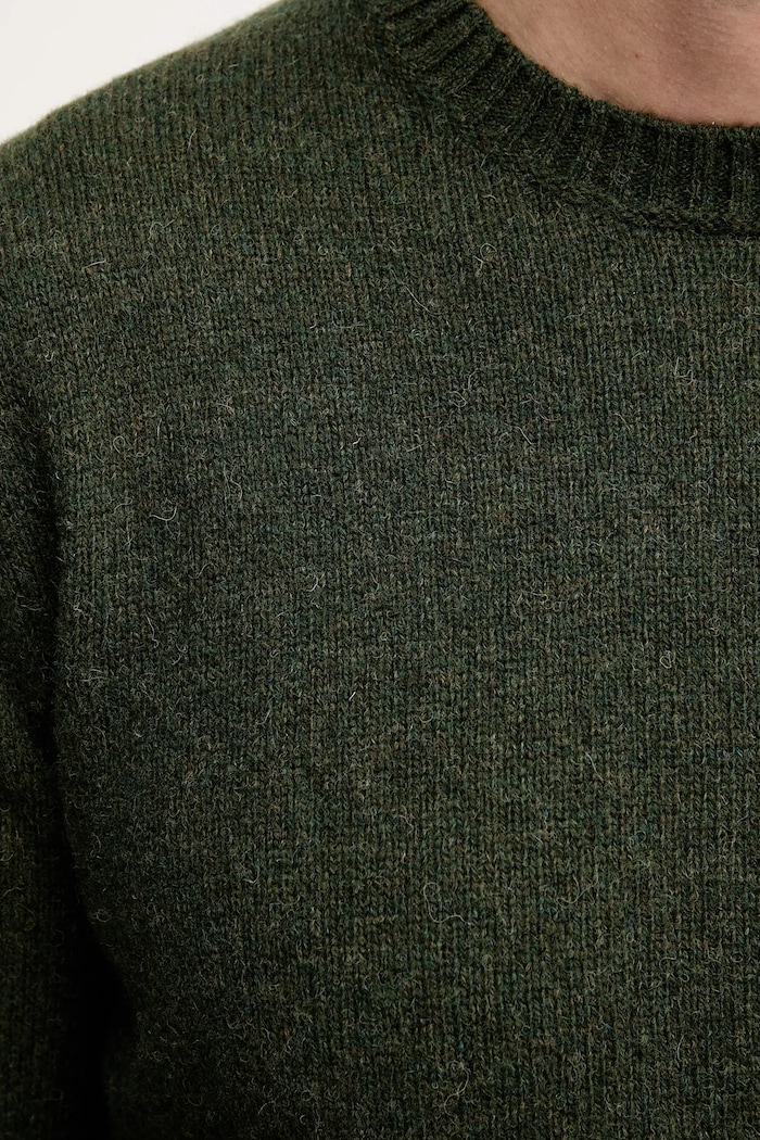 Вовняний светр United Colors of Benetton 103MK1N24 зелений