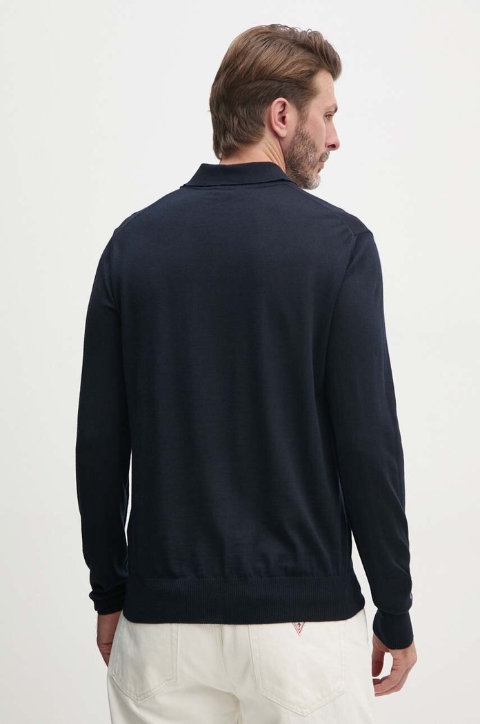 Odzież Emporio Armani sweter wełniany 8N1MV6.1M67Z.NOS granatowy