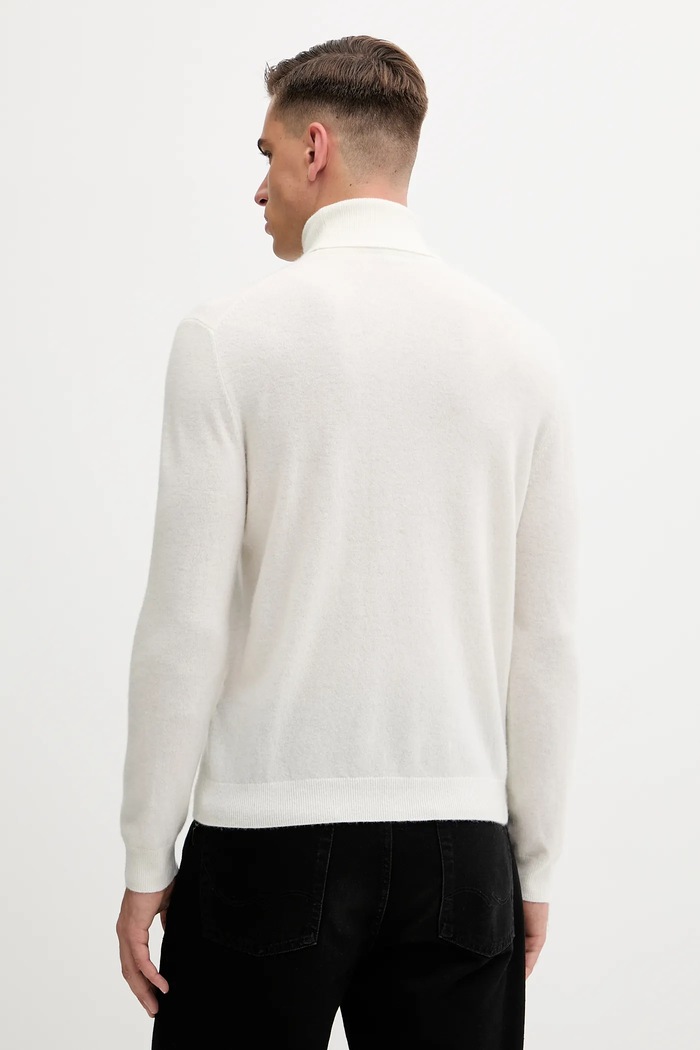 Odzież United Colors of Benetton Sweter wełniany 1002U2180 beżowy