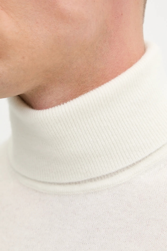 Sweter wełniany United Colors of Benetton beżowy 1002U2180