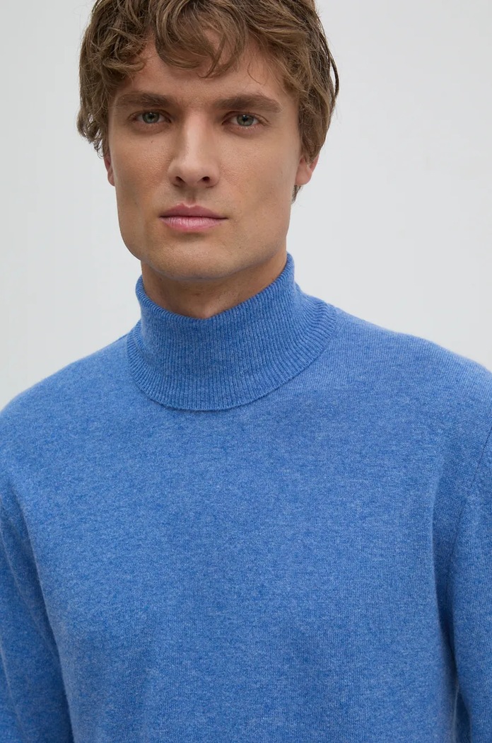 Vlnený sveter United Colors of Benetton 1002U2180 modrá AA00