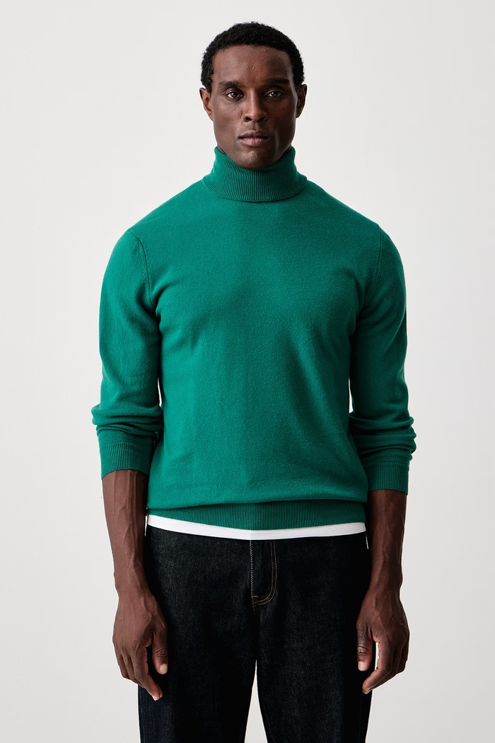United Colors of Benetton Ζιβάγκο ανδρικό μάλλινο πράσινο 1002U2180