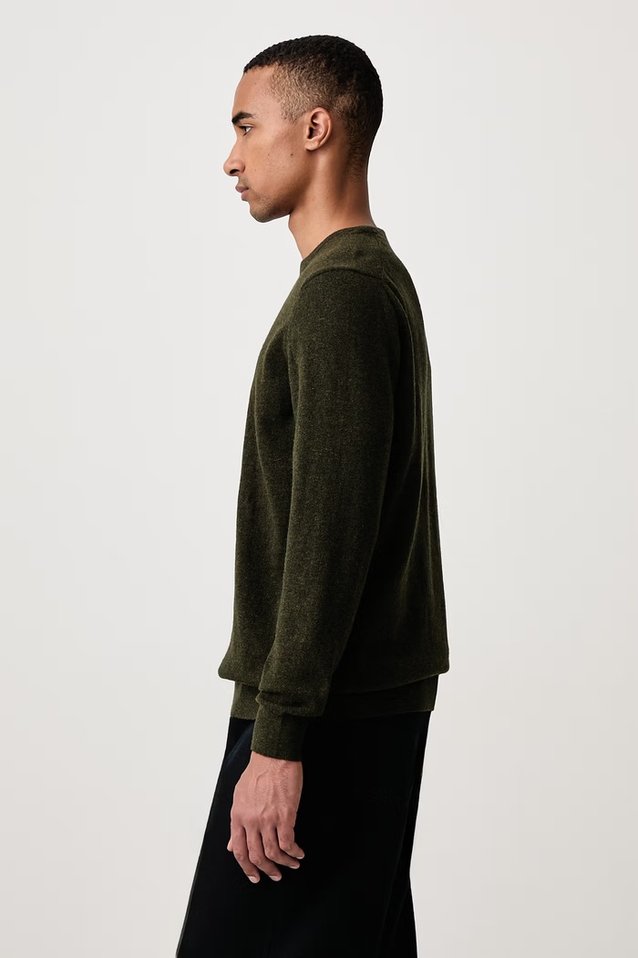 Sweter męski wełniany Barbour MKN0345 zielony