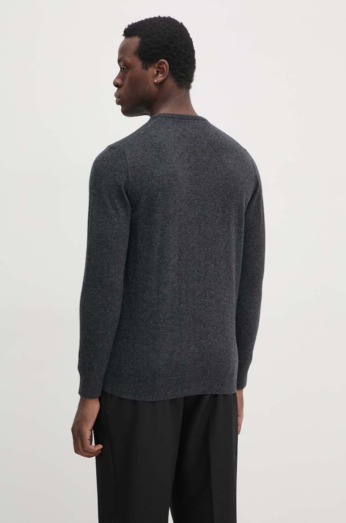 Oblečení Vlněný svetr Barbour MKN0345 šedá