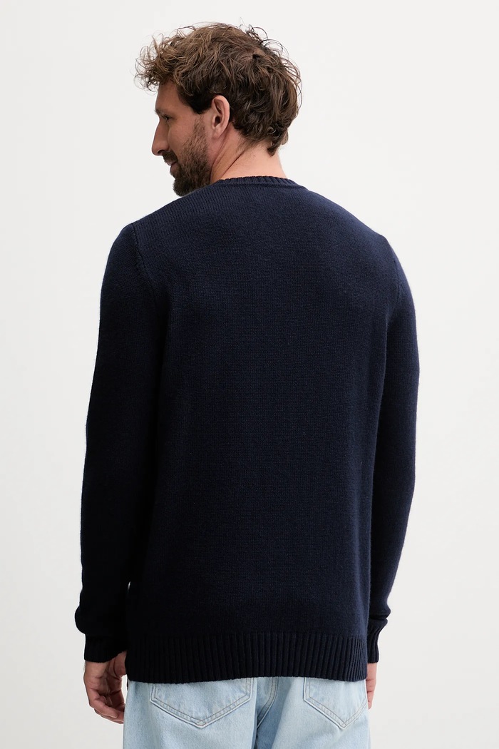 Abbigliamento MC2 Saint Barth maglione in lana BOMD005 blu navy