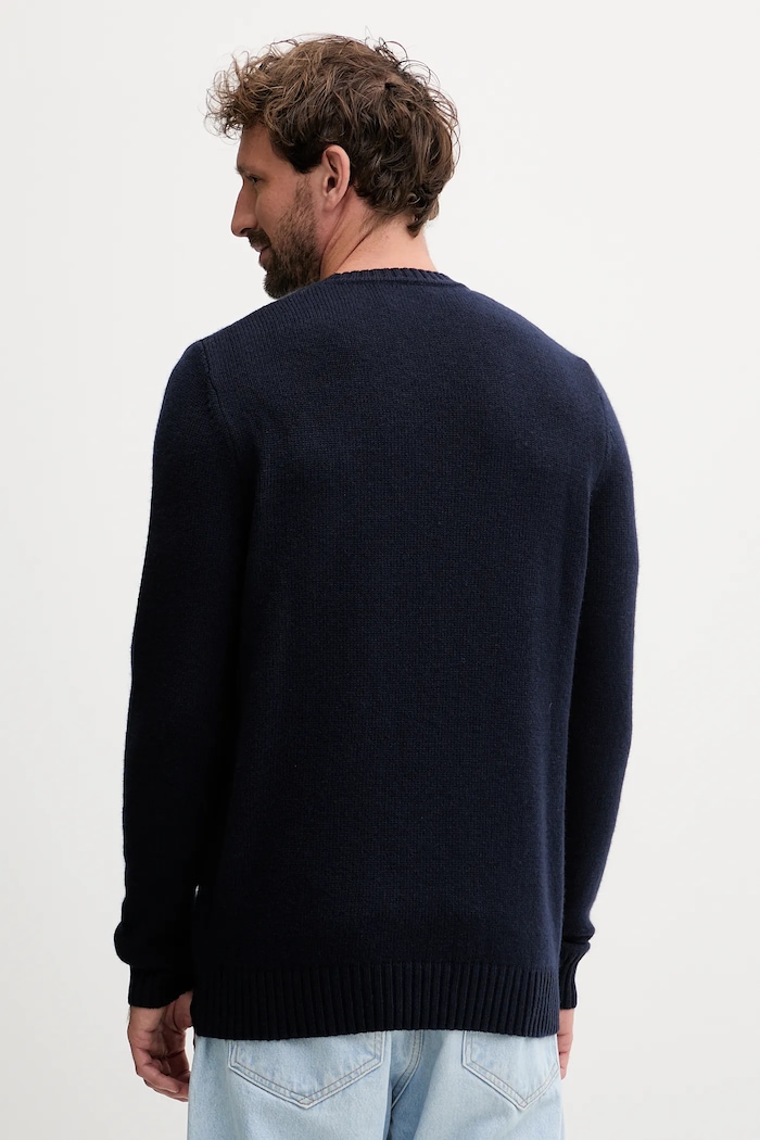 Abbigliamento MC2 Saint Barth maglione in lana BOMD005 blu navy
