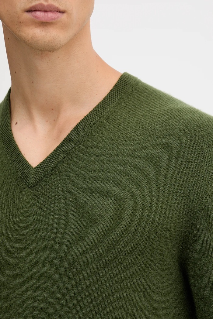 United Colors of Benetton sweter wełniany 1002U4407 zielony