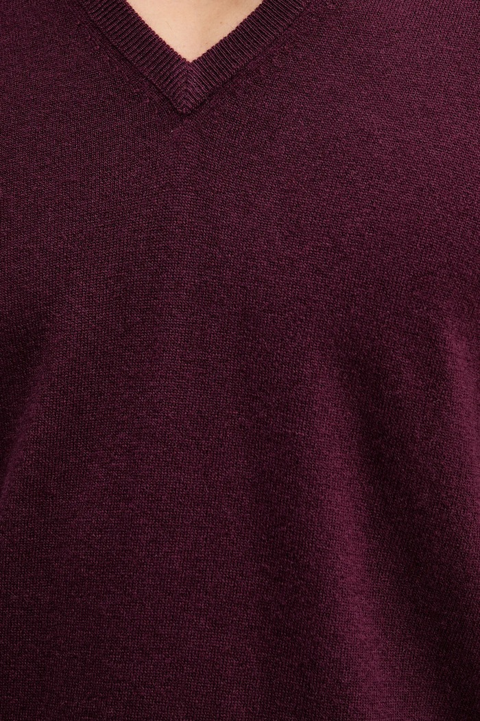 Вовняний светр United Colors of Benetton United Colors of Benetton бордо 1002U4407