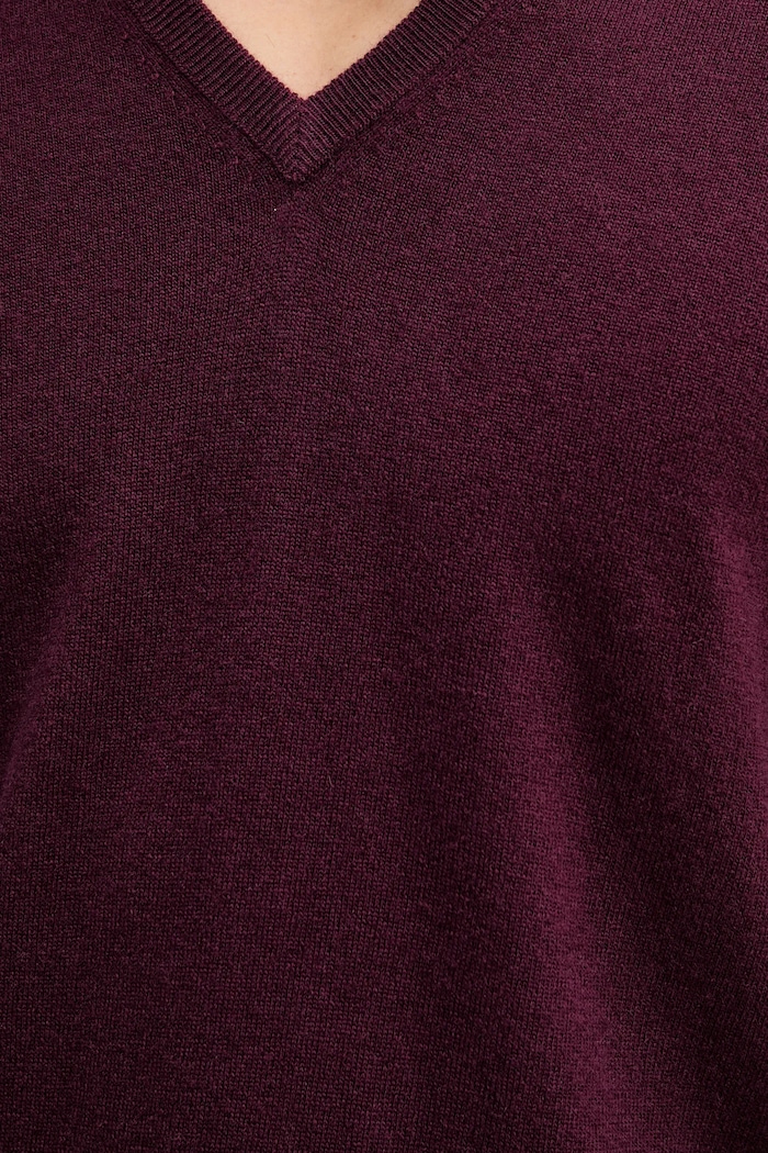 Вовняний светр United Colors of Benetton United Colors of Benetton бордо 1002U4407