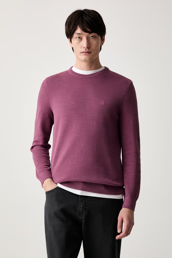 Marc O'Polo sweter męski bawełniany różowy 5000009413