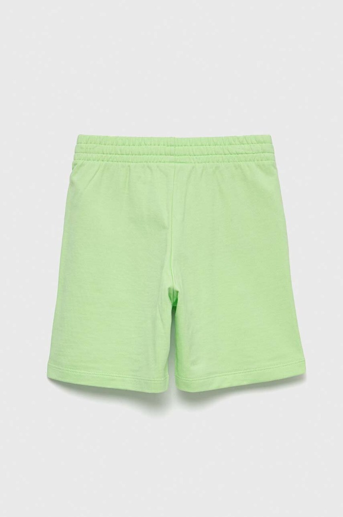 EA7 Emporio Armani Szorty bawełniane dziecięce 8NBS51.BJ05Z zielony SS24