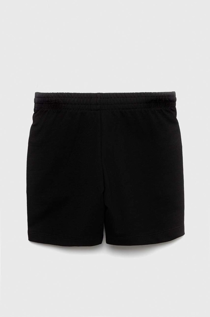 EA7 Emporio Armani szorty bawełniane dziecięce 8NBS51.BJ05Z czarny SS24
