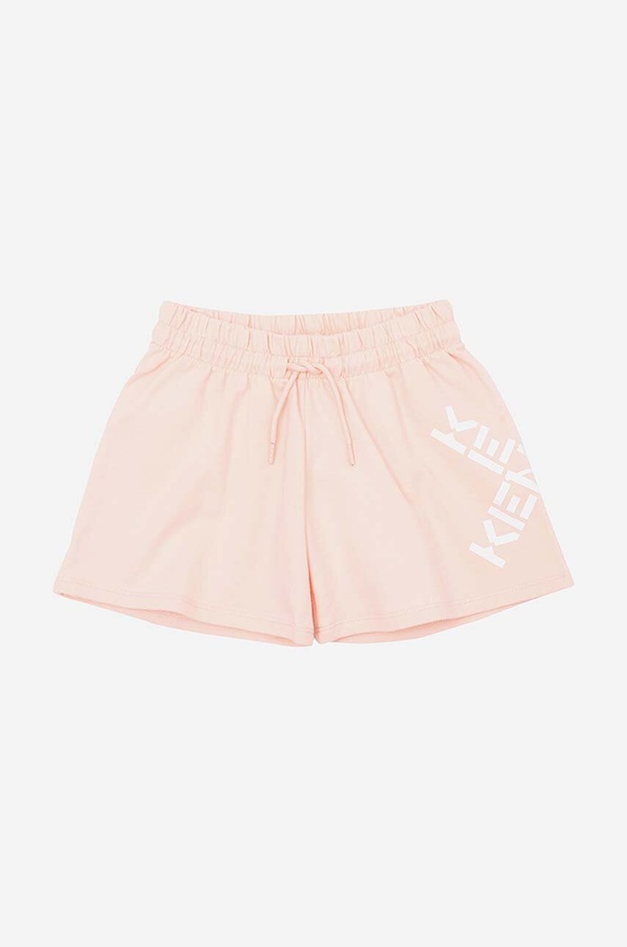 Kenzo Kids szorty dziecięce casual różowy K14200