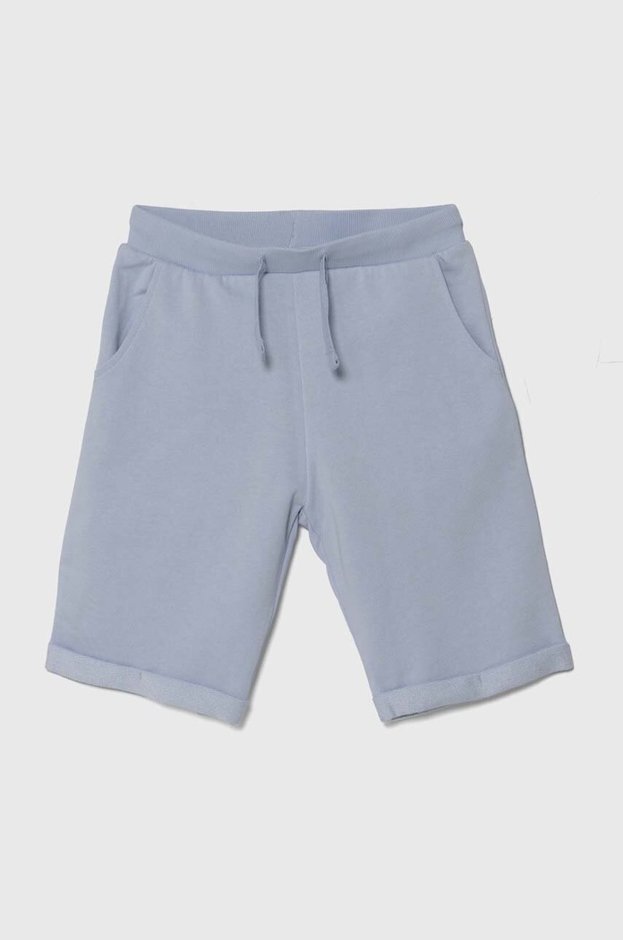 Παιδικό βαμβακερό σορτς Guess casual μπλε L93Q25.KAUG0.PPYH